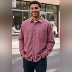 Vintage Ideal Men's Size XL Button Down Thermal Shirt